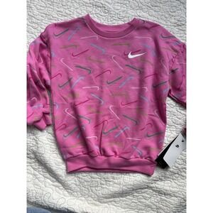 Nike Girl's Size XS‎ (4) Pink Sweatshirt #654